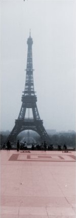 A picture of the Eiffel Tower as a symbol of internationalism